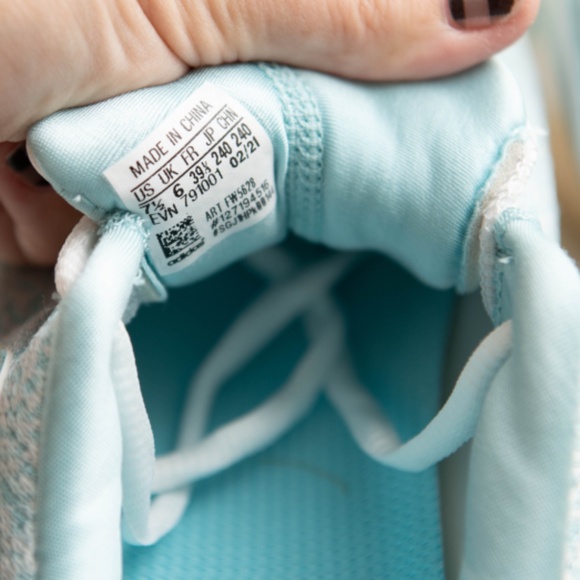 Adidas CODECHAOS 21 Primeblue Womens Spikeless Golf Shoes Sz 7.5 Hazy Blue Sky - Picture 5 of 7